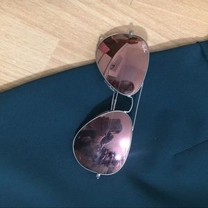 Pink rayban avaitors